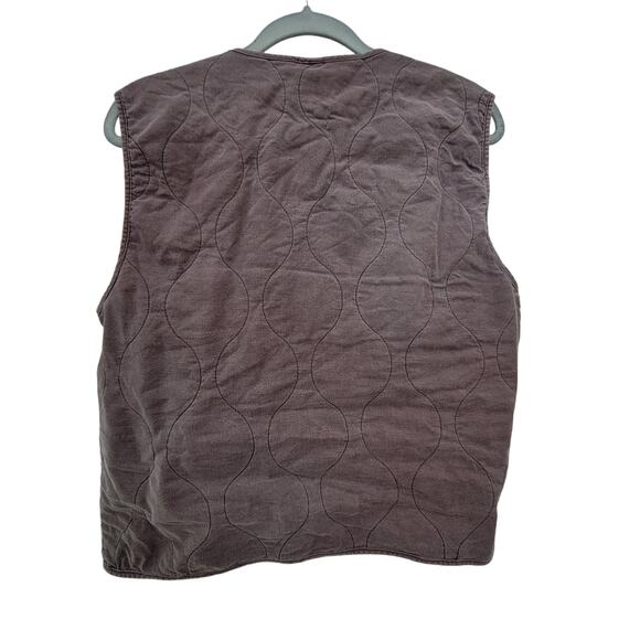 American Eagle Outfitter Utility Cotton Purple Vintage Wash Jacket Women Sz S - Picture 5 of 9